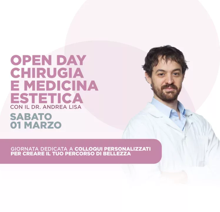 Scopri di più sull'articolo Sabato 1° Marzo – Open Day di Chirurgia Plastica e Medicina Estetica con il Dr. Andrea Lisa 